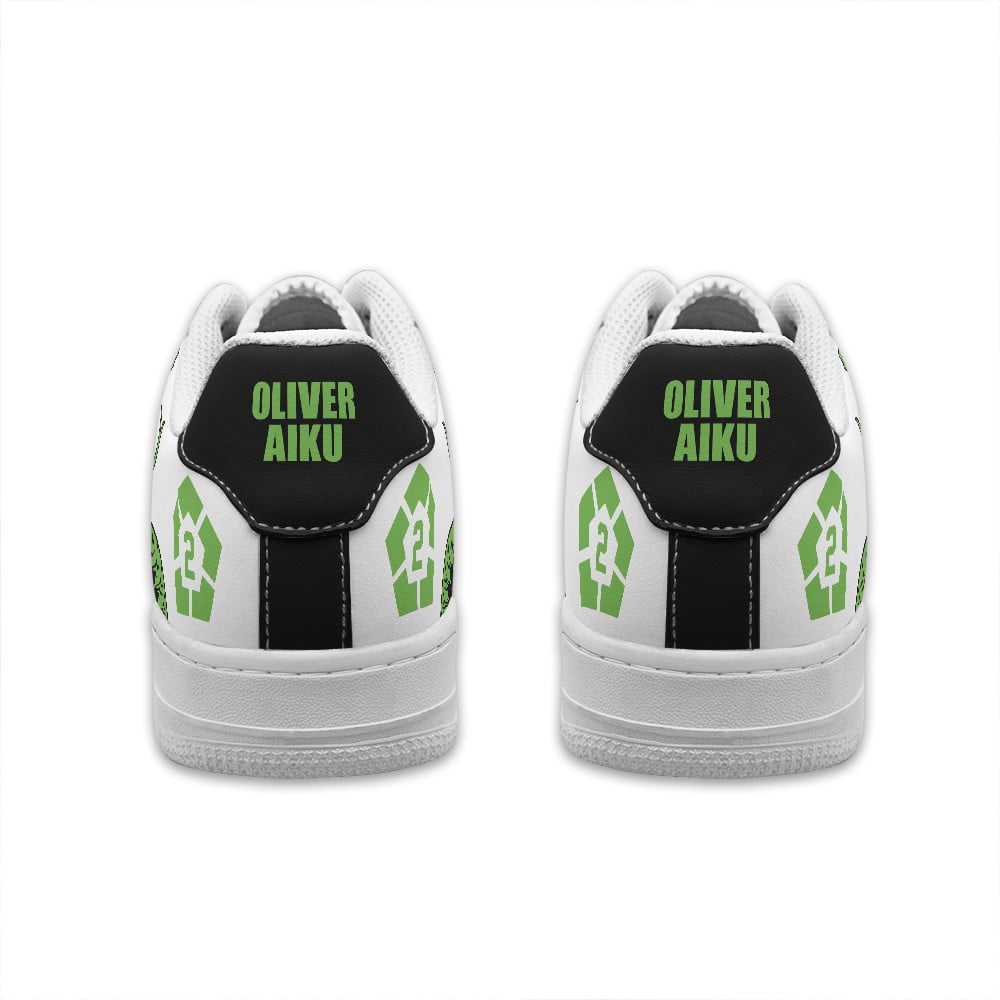 Baskets Anime Oliver Aiku Personalized en Cuir Chaussures Basses Unisexes Anime Manga