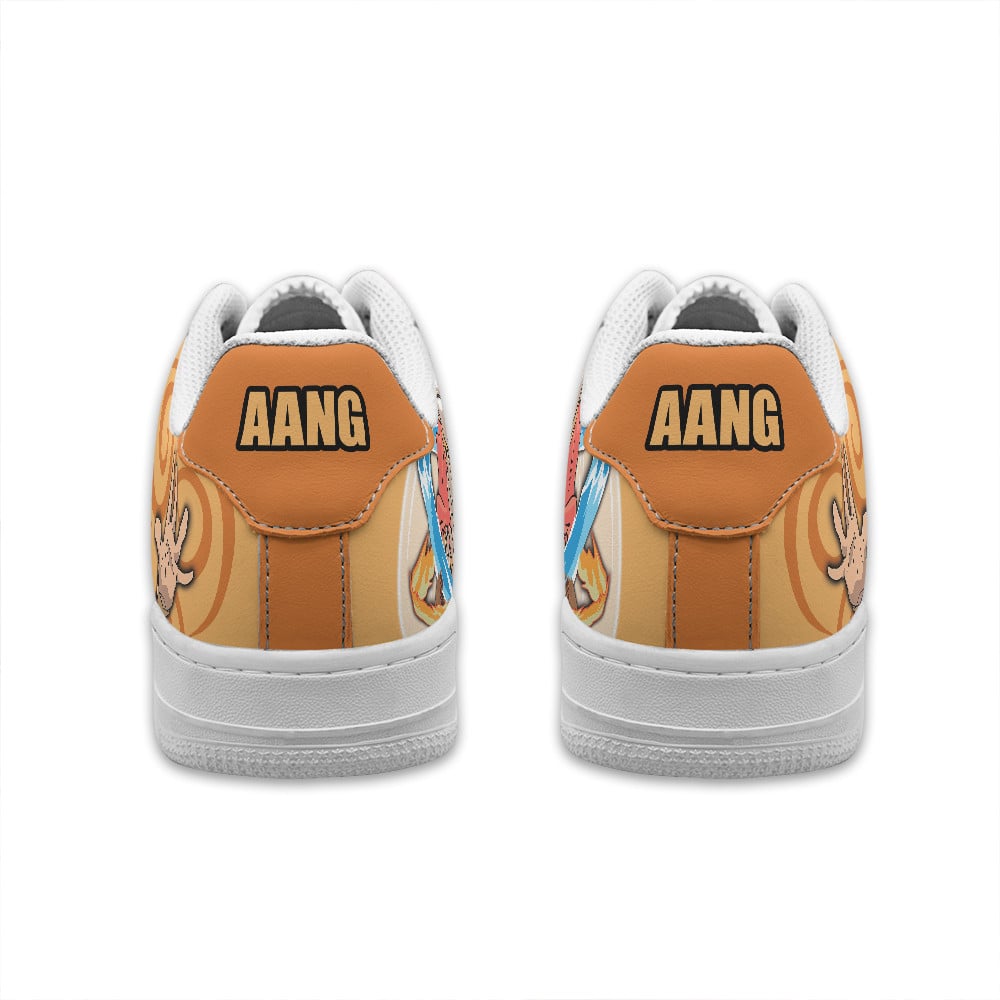 Baskets Anime Aang Personalized en Cuir Chaussures Basses Unisexes Anime Manga