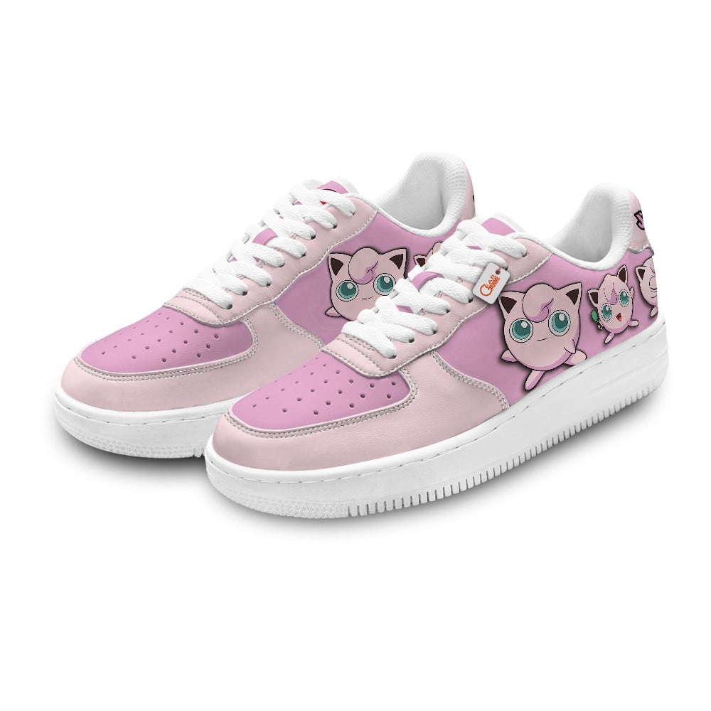 Baskets Anime Jigglypuff Personalized en Cuir Chaussures Basses Unisexes Anime Manga