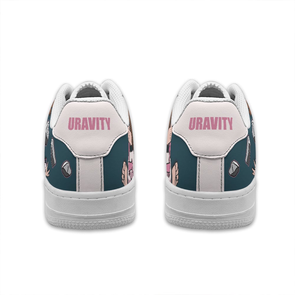 Baskets Anime Ochako Uraraka Uravity Personalized en Cuir Chaussures Basses Unisexes Anime Manga
