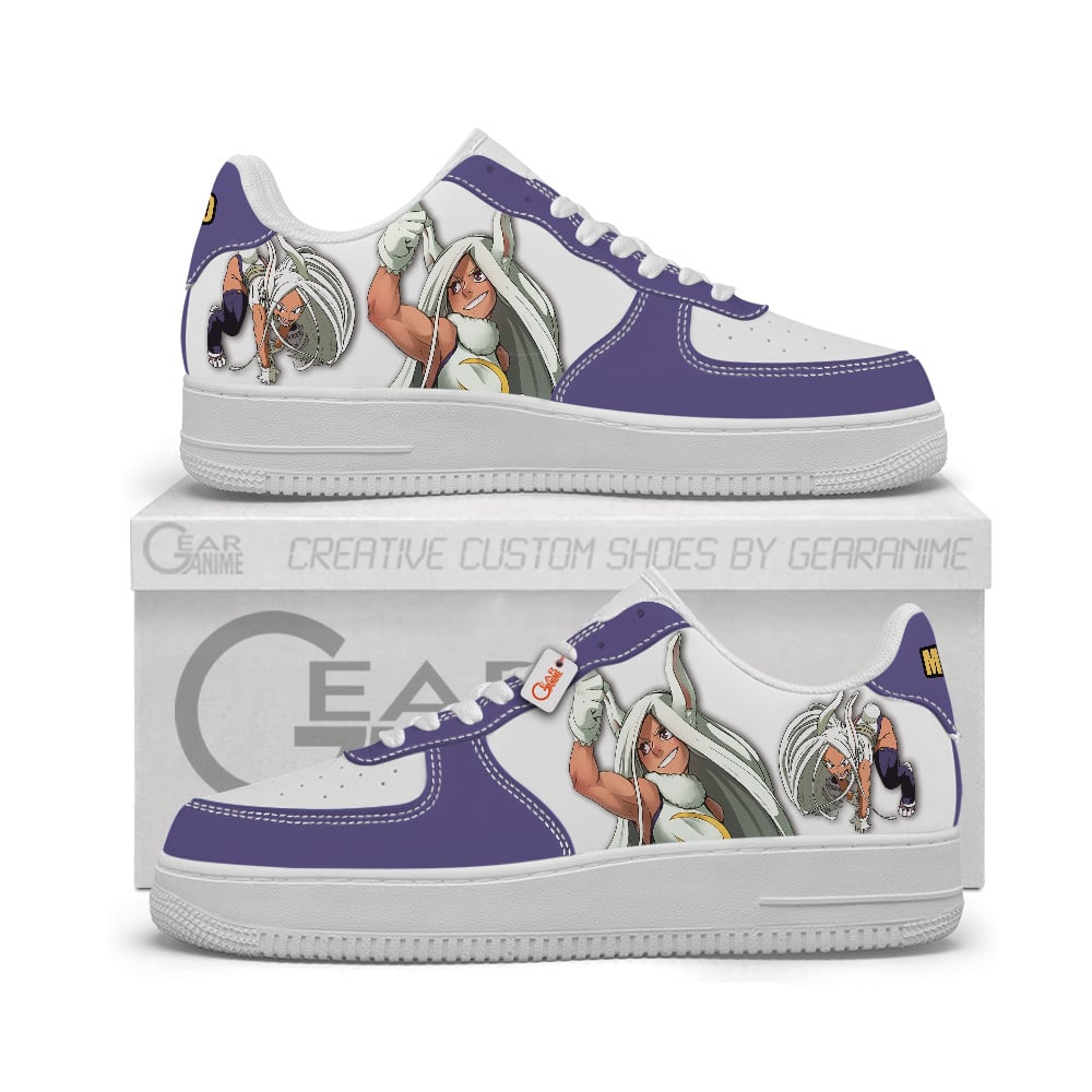 Baskets Anime Usagiyama Mirko Personalized en Cuir Chaussures Basses Unisexes Anime Manga