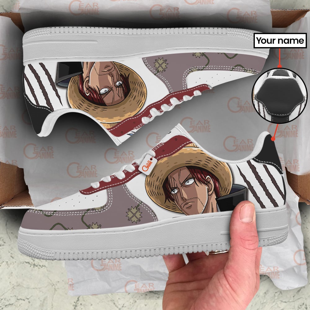 Baskets Anime Shanks Personalized en Cuir Chaussures Basses Unisexes Anime Manga