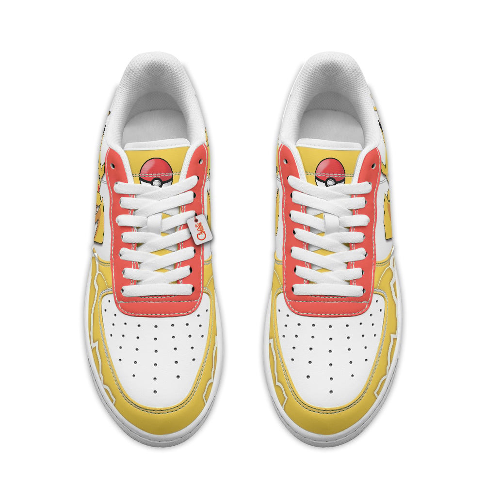 Baskets Anime Pikachu Personalized en Cuir Chaussures Basses Unisexes Anime Manga