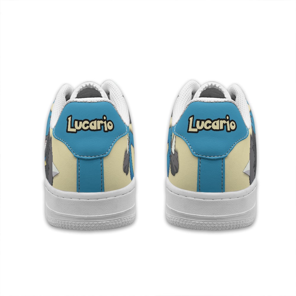 Baskets Anime Lucario Personalized en Cuir Chaussures Basses Unisexes Anime Manga