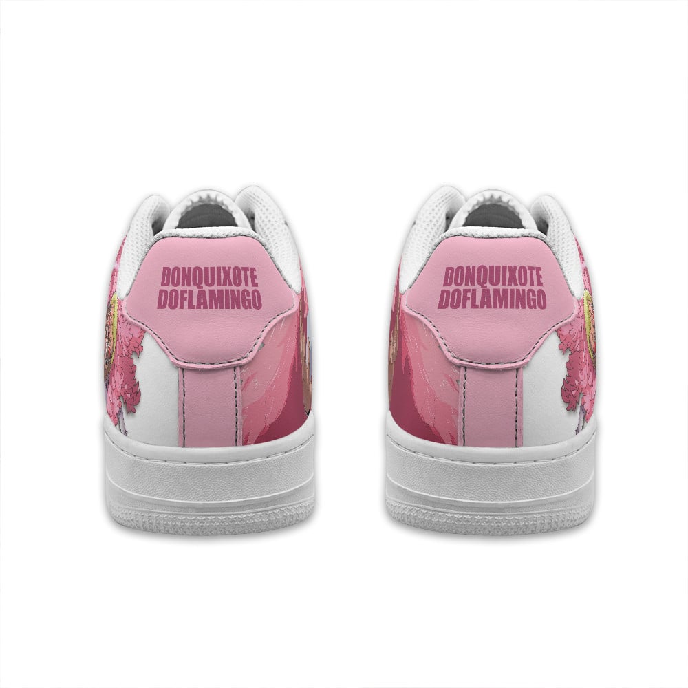 Baskets Anime Donquixote Doflamingo Personalized en Cuir Chaussures Basses Unisexes Anime Manga