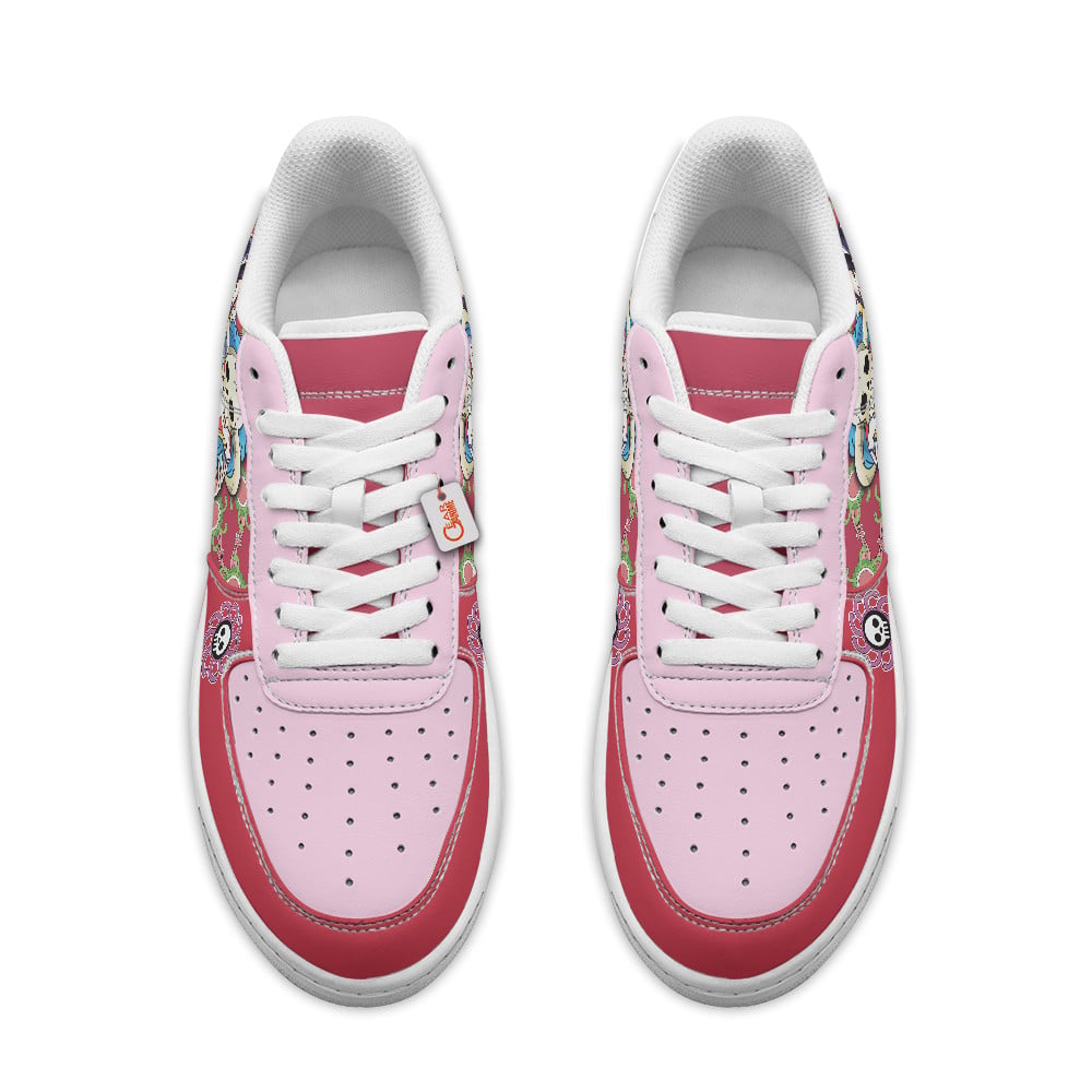 Baskets Anime Boa Hancock Personalized en Cuir Chaussures Basses Unisexes Anime Manga