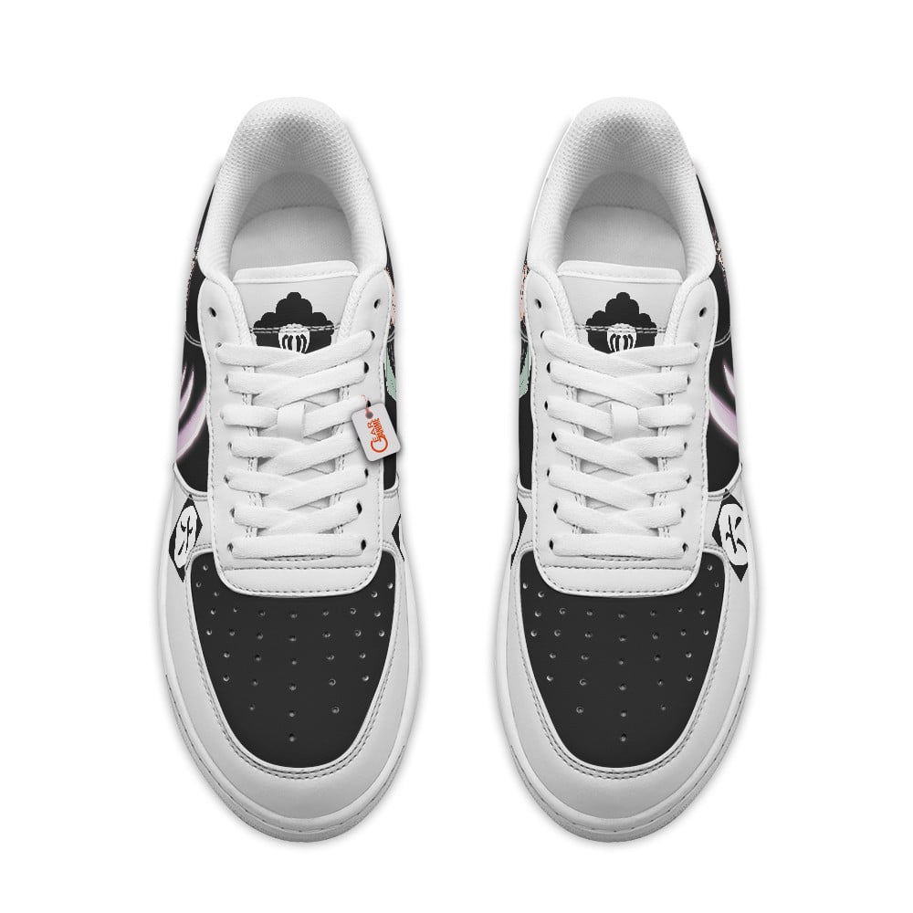 Baskets Anime Byakuya Kuchiki Personalized en Cuir Chaussures Basses Unisexes Anime Manga