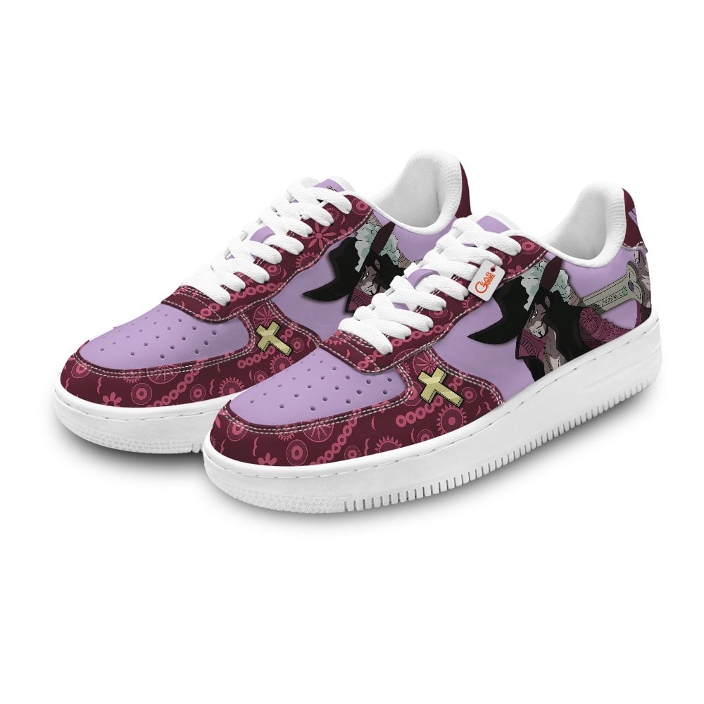 Baskets Anime Dracule Mihawk Personalized en Cuir Chaussures Basses Unisexes Anime Manga