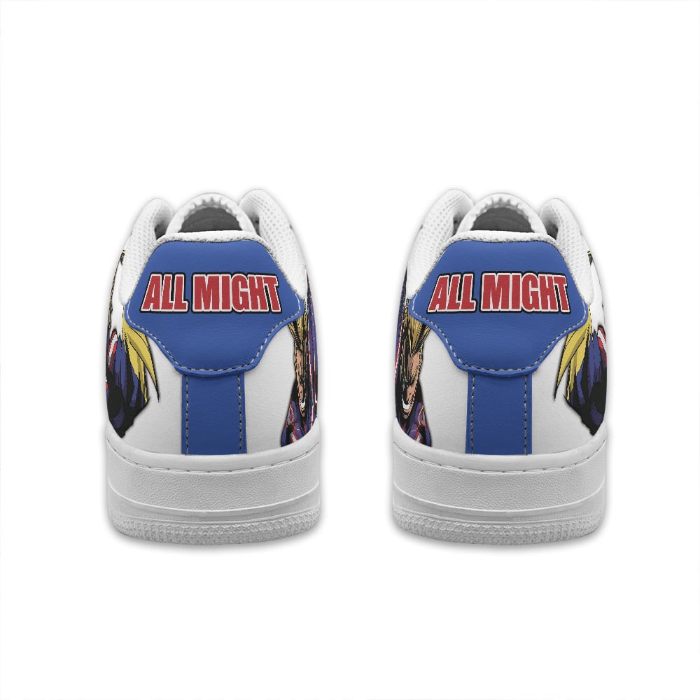 Baskets Anime Yagi All Might Personalized en Cuir Chaussures Basses Unisexes Anime Manga