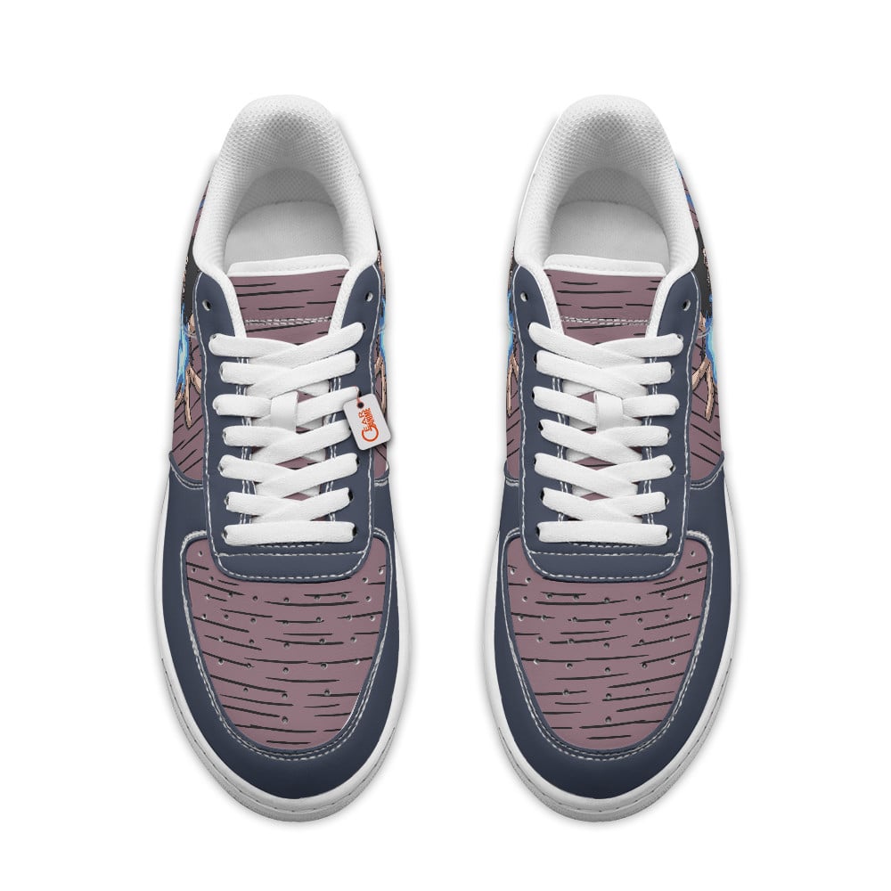 Baskets Anime Dabi Blueflame Personalized en Cuir Chaussures Basses Unisexes Anime Manga