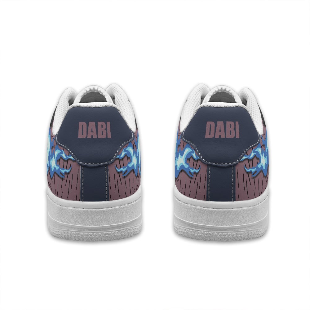 Baskets Anime Dabi Blueflame Personalized en Cuir Chaussures Basses Unisexes Anime Manga