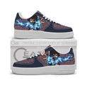 Baskets Anime Dabi Blueflame Personalized en Cuir Chaussures Basses Unisexes Anime Manga