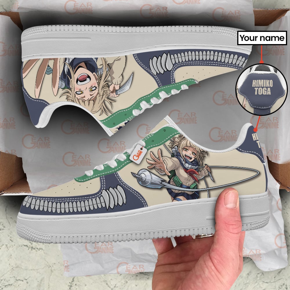 Baskets Anime Himiko Toga Personalized en Cuir Chaussures Basses Unisexes Anime Manga