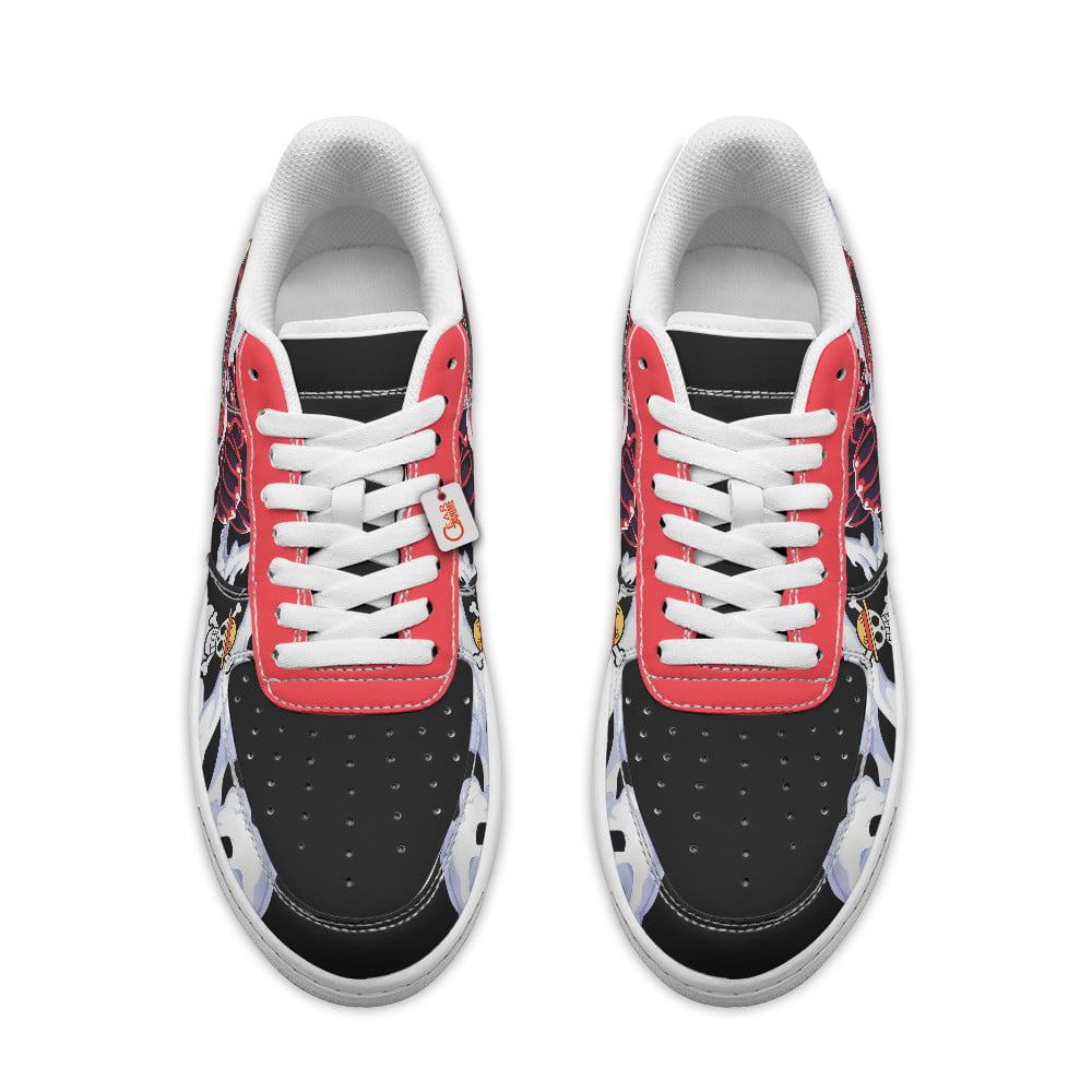 Baskets Anime Monkey D. Luffy Gear 4 Personalized en Cuir Chaussures Basses Unisexes One Piece