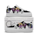 Baskets Anime Mayuri Kurotsuchi Personalized en Cuir Chaussures Basses Unisexes Anime Manga