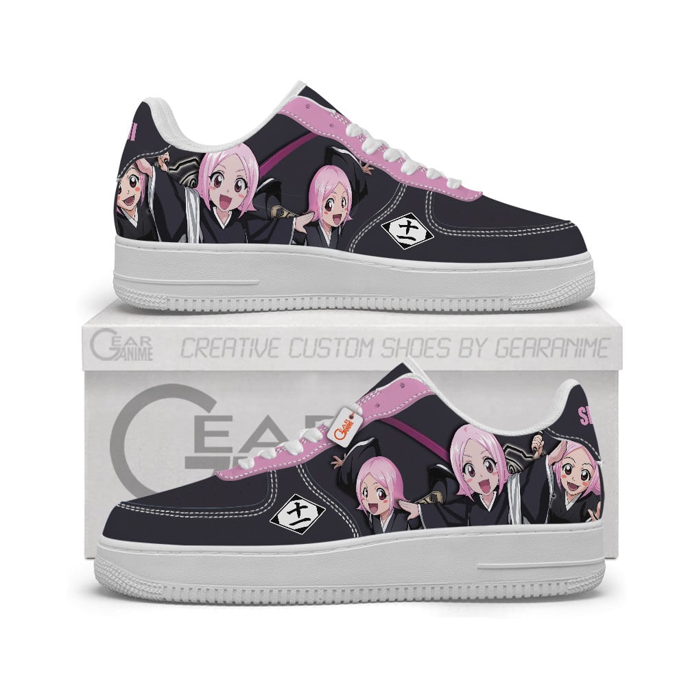 Baskets Anime Yachiru Kusajishi Personalized en Cuir Chaussures Basses Unisexes Anime Manga