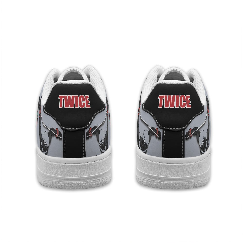 Baskets Anime Twice Personalized en Cuir Chaussures Basses Unisexes Anime Manga