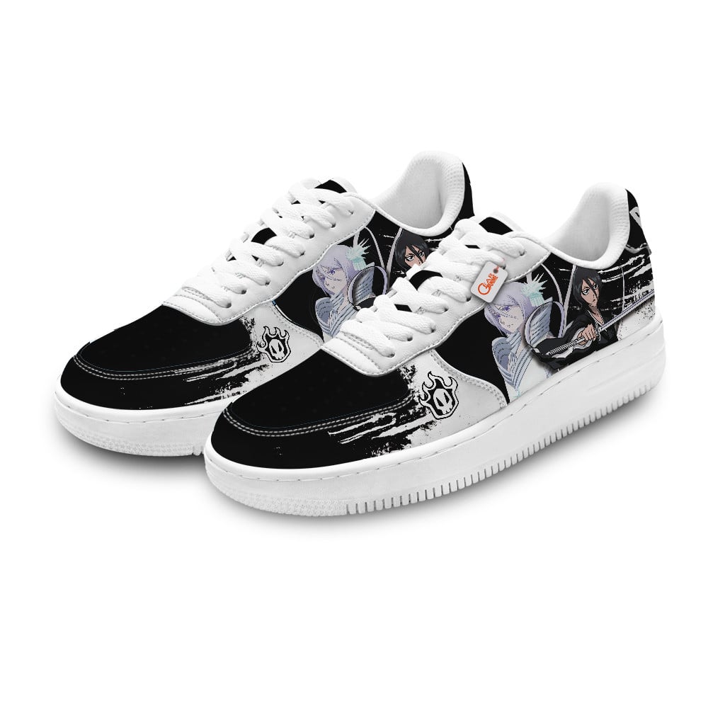 Baskets Anime Rukia Kuchiki Personalized en Cuir Chaussures Basses Unisexes Anime Manga