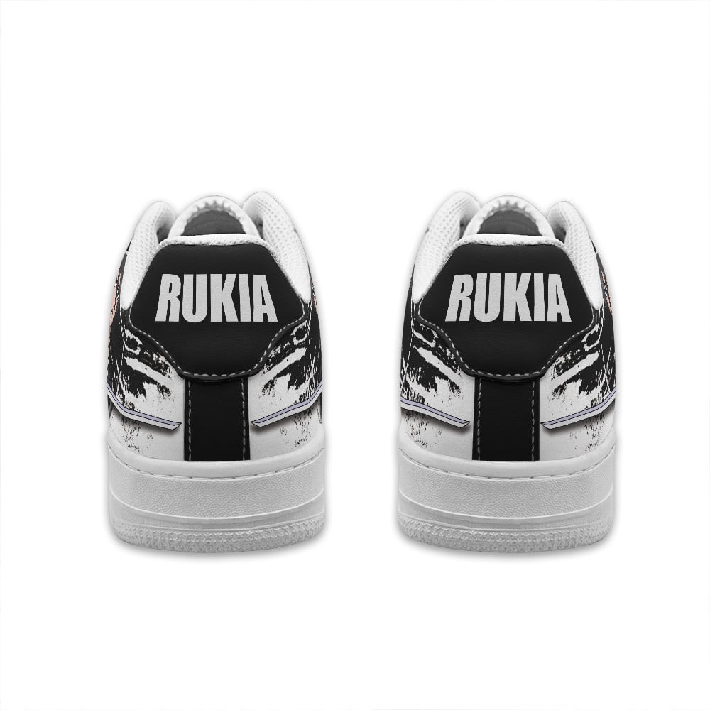 Baskets Anime Rukia Kuchiki Personalized en Cuir Chaussures Basses Unisexes Anime Manga