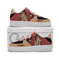 Baskets Anime Keigo Takami Hawks Personalized en Cuir Chaussures Basses Unisexes Anime Manga