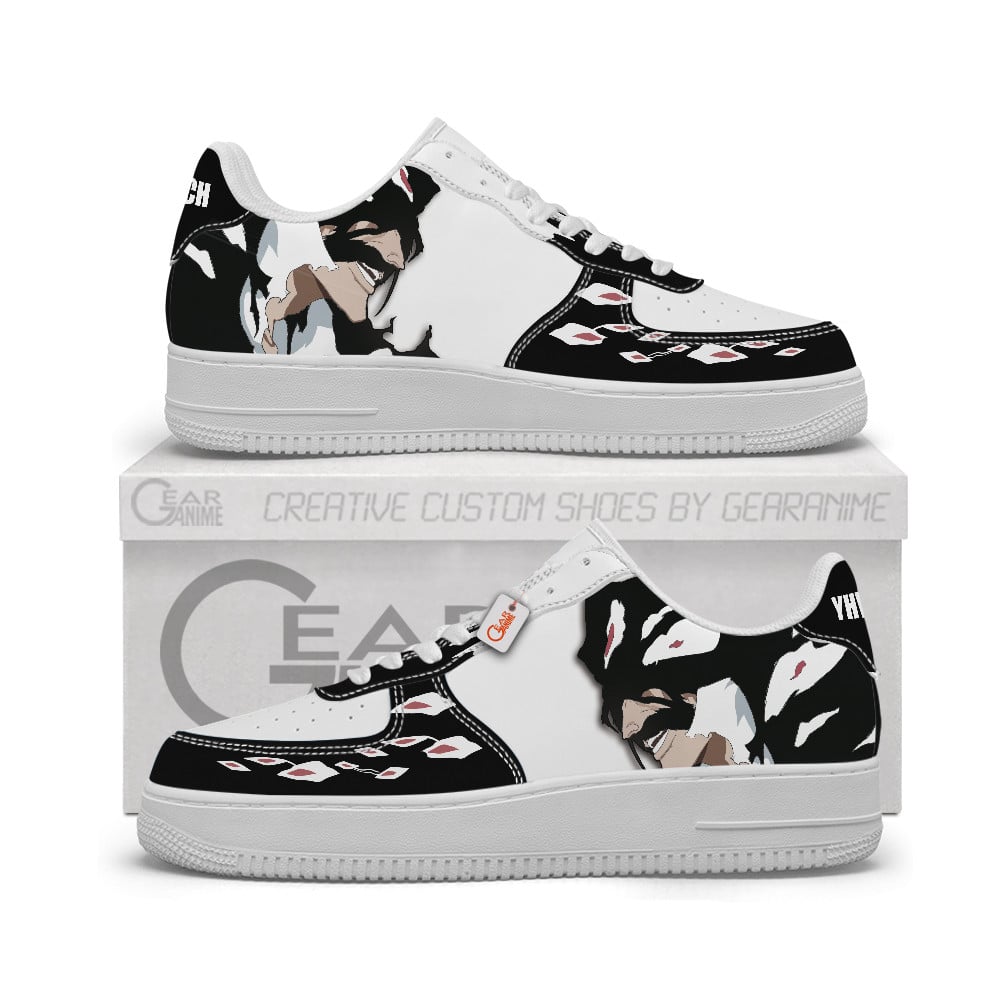 Baskets Anime Yhwach Personalized en Cuir Chaussures Basses Unisexes Anime Manga