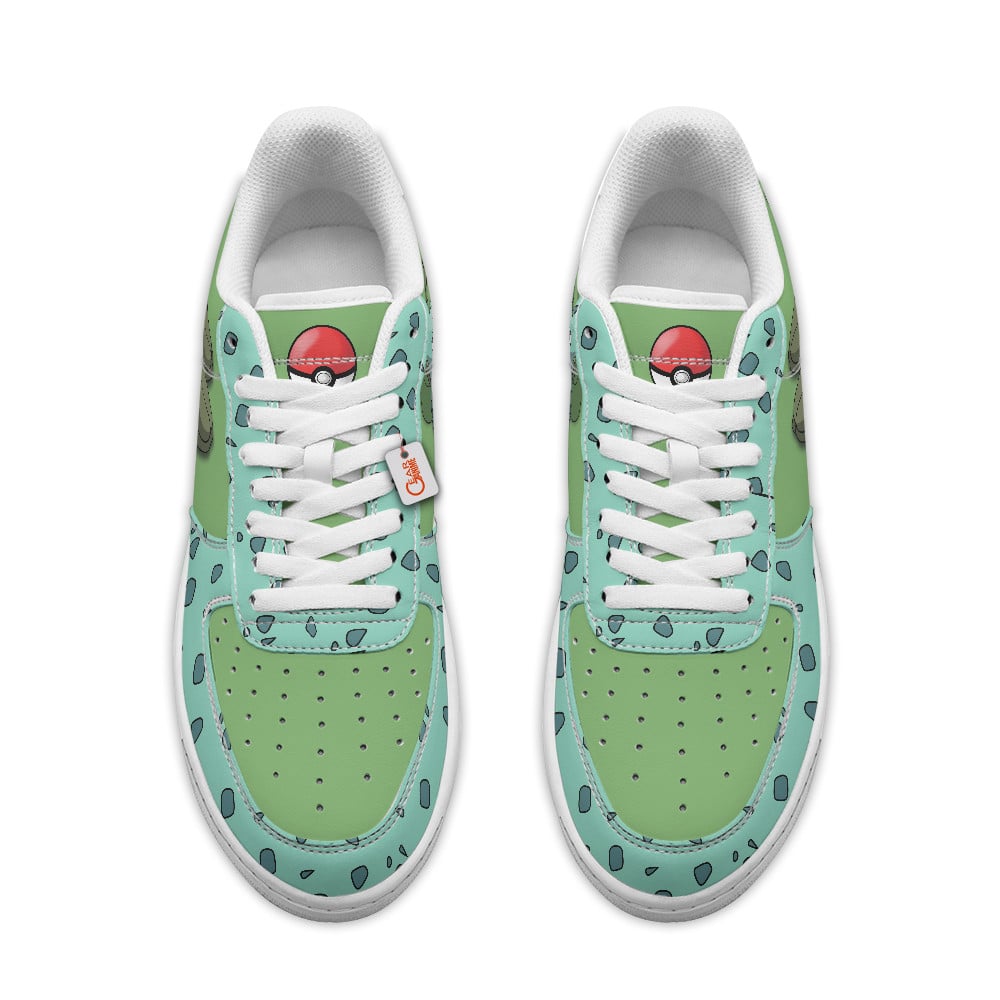 Baskets Anime Bulbasaur Personalized en Cuir Chaussures Basses Unisexes Anime Manga