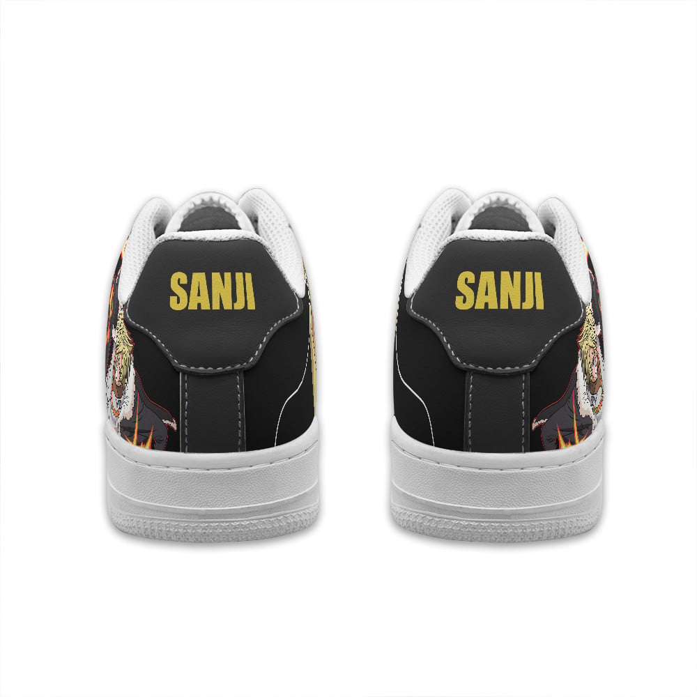 Baskets Anime Vinsmoke Sanji Personalized en Cuir Chaussures Basses Unisexes Anime Manga