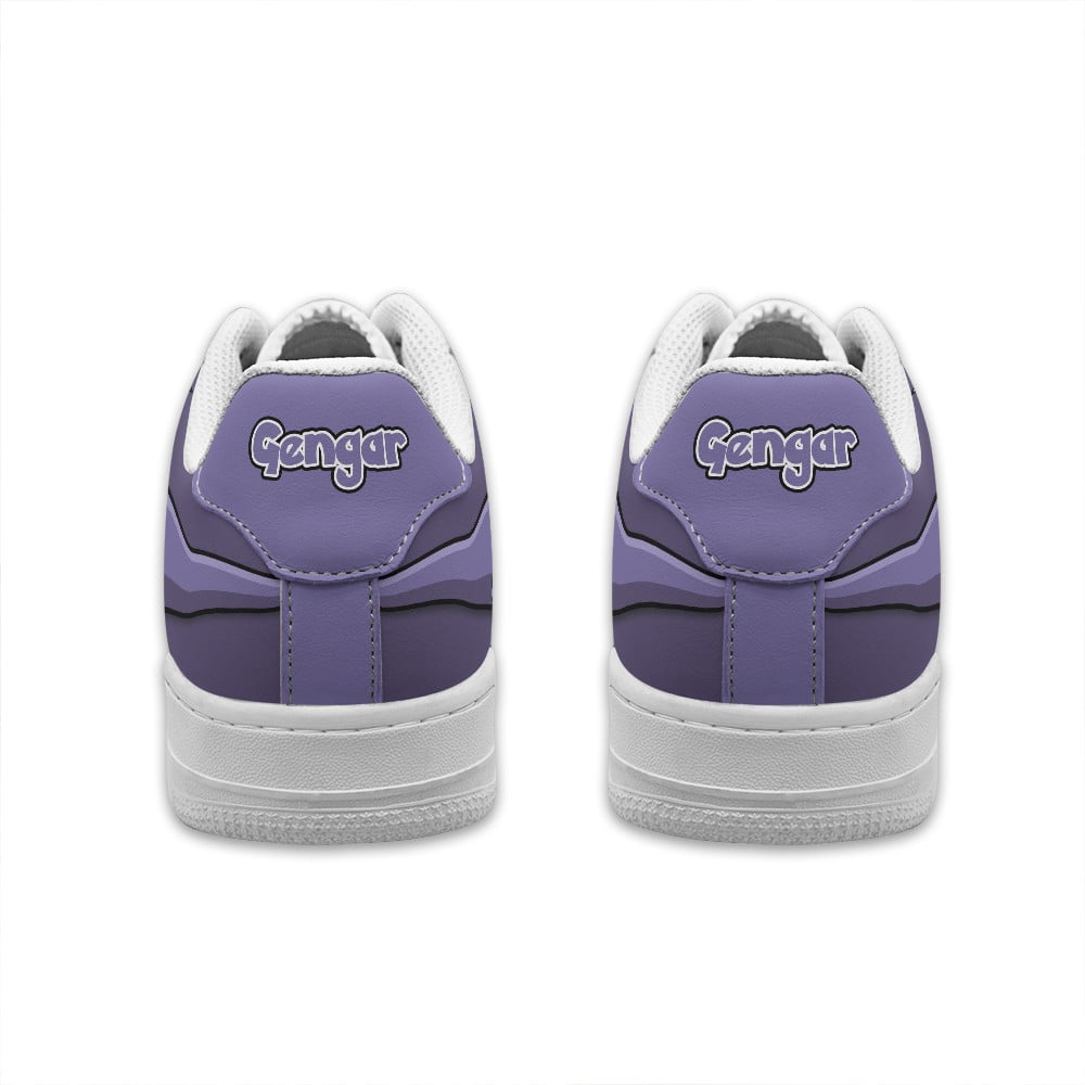 Baskets Anime Gengar Personalized en Cuir Chaussures Basses Unisexes Anime Manga