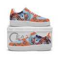 Baskets Anime Jinbe Personalized en Cuir Chaussures Basses Unisexes Anime Manga