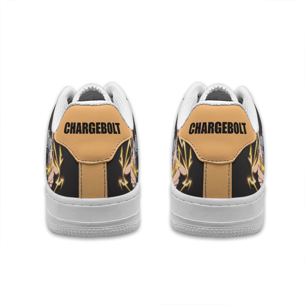 Baskets Anime Denki Kaminari Chargebolt Personalized en Cuir Chaussures Basses Unisexes Anime Manga