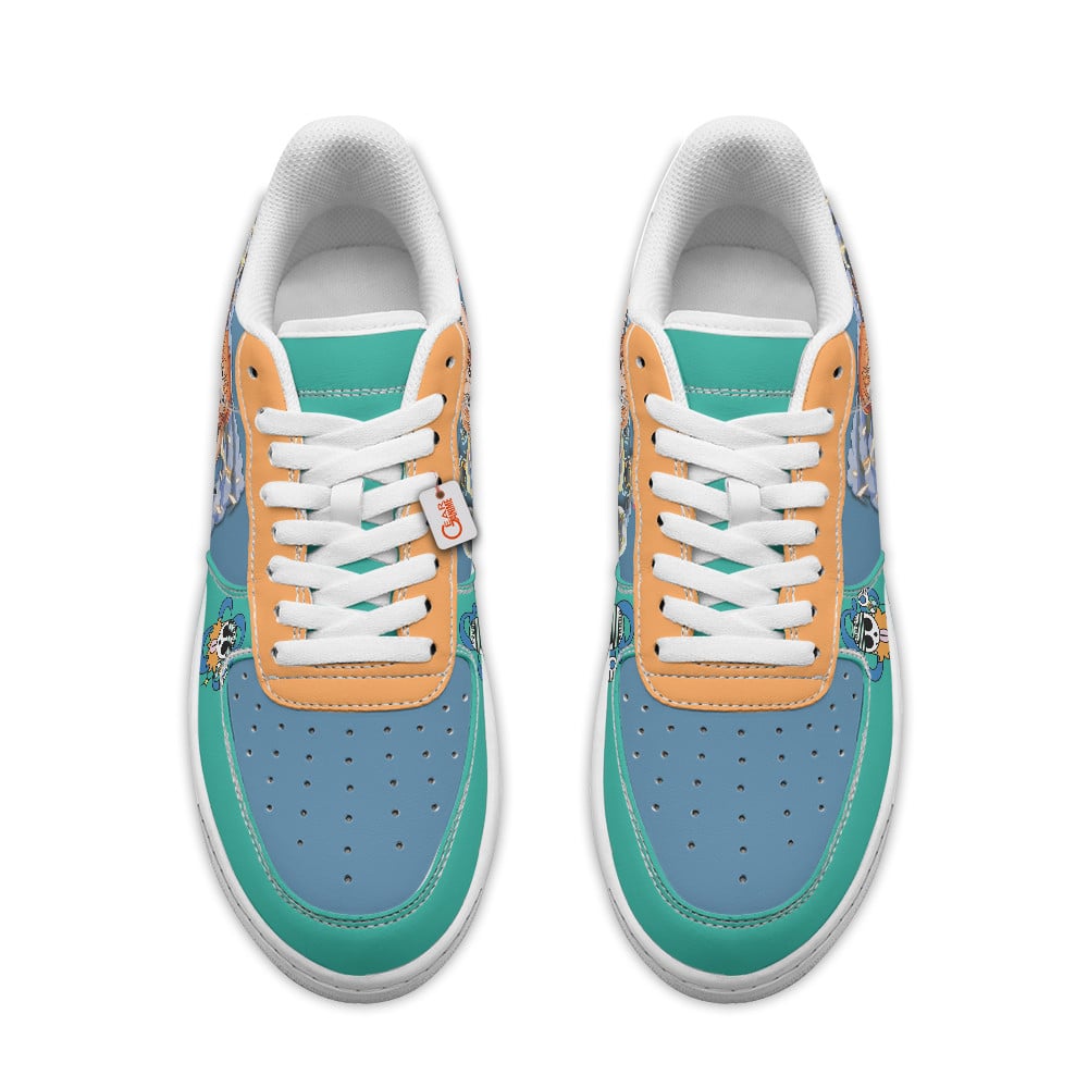 Baskets Anime Nami Personalized en Cuir Chaussures Basses Unisexes One Piece