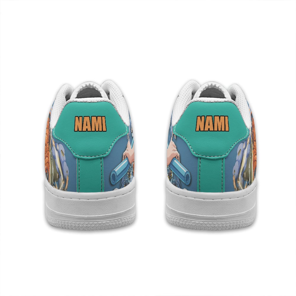 Baskets Anime Nami Personalized en Cuir Chaussures Basses Unisexes One Piece