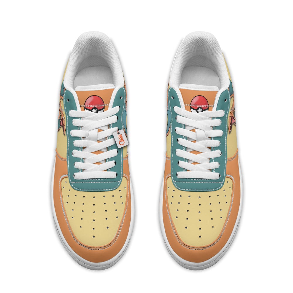 Baskets Anime Charizard Personalized en Cuir Chaussures Basses Unisexes Anime Manga