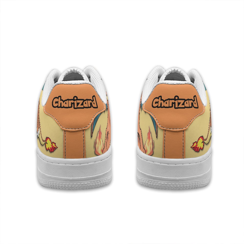 Baskets Anime Charizard Personalized en Cuir Chaussures Basses Unisexes Anime Manga